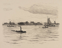 KG 09111
<br/>
De Maas bij Dordrecht
<br/>
<em>Storm van 's-Gravesande, Carel Nicolaas (1841-1924)</em>
